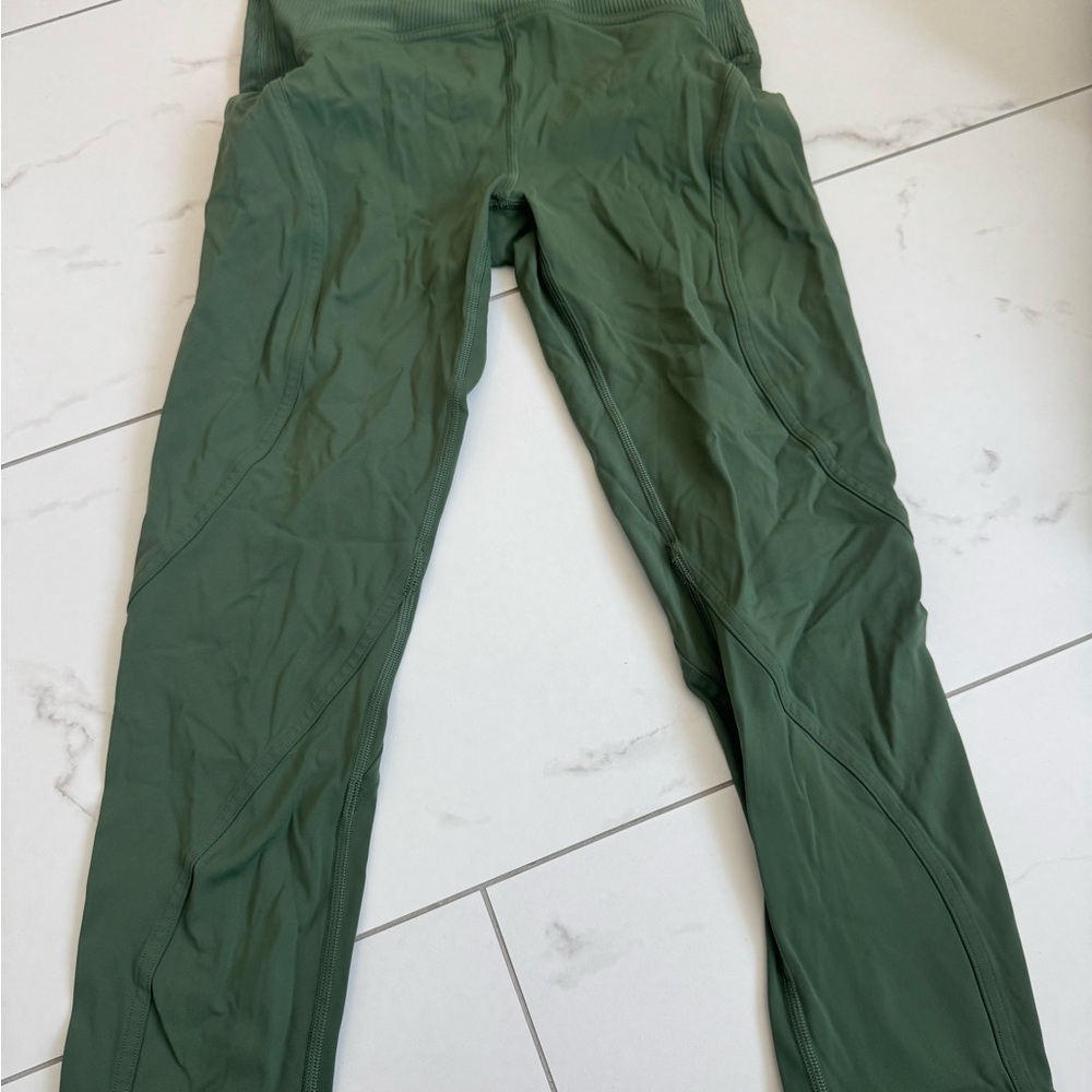 Green Lululemon Leggings